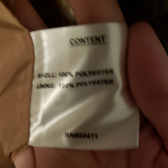 Nine West Faux Wool Zipper Plaid Coat - Picture 4 of 11